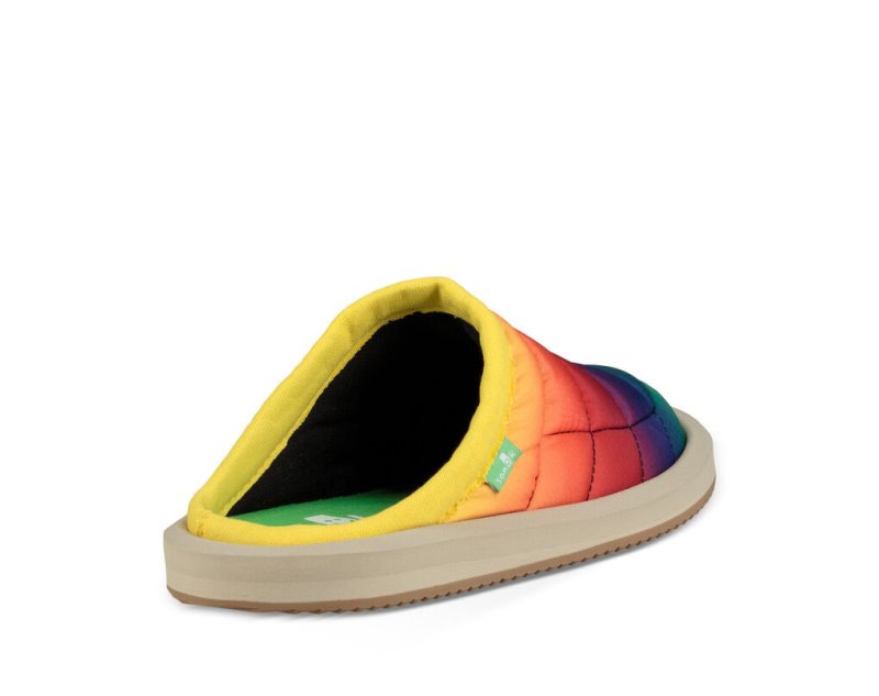 Kids' Sanuk Lil Puffer Low Sidewalk Surfers Multicolor | 7584-HSDJW