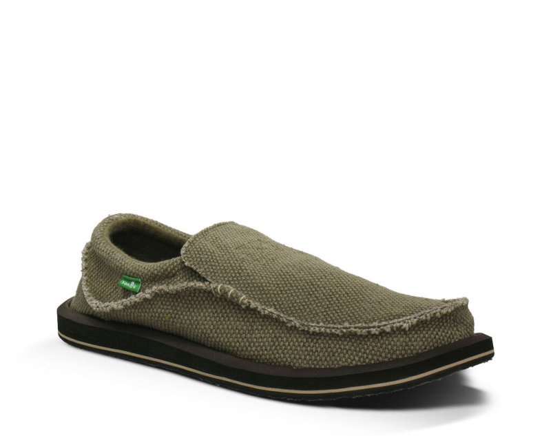 Men's Sanuk Chiba Shoes Brown | 1374-MJPYO