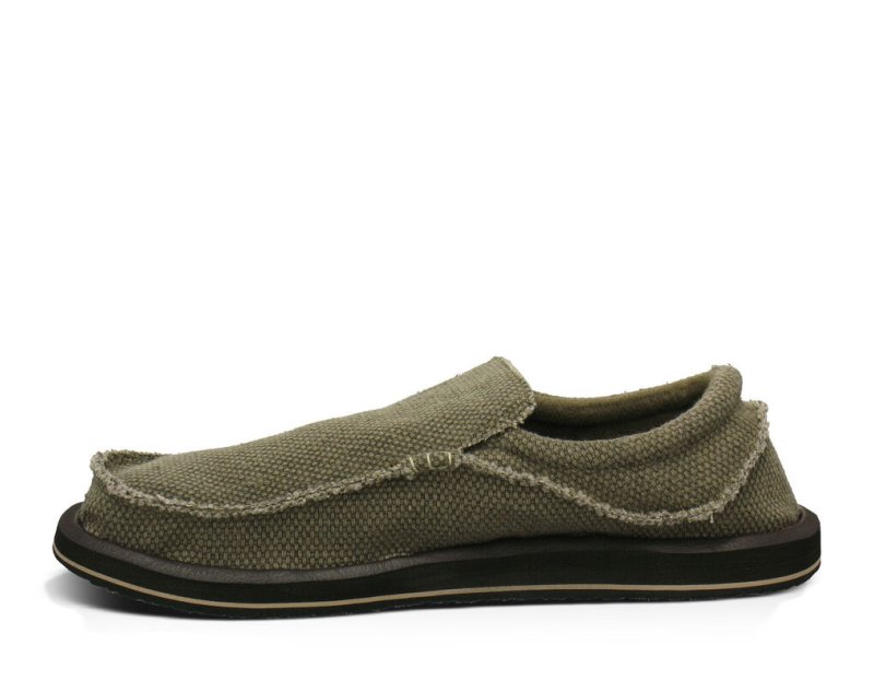 Men's Sanuk Chiba Shoes Brown | 1374-MJPYO