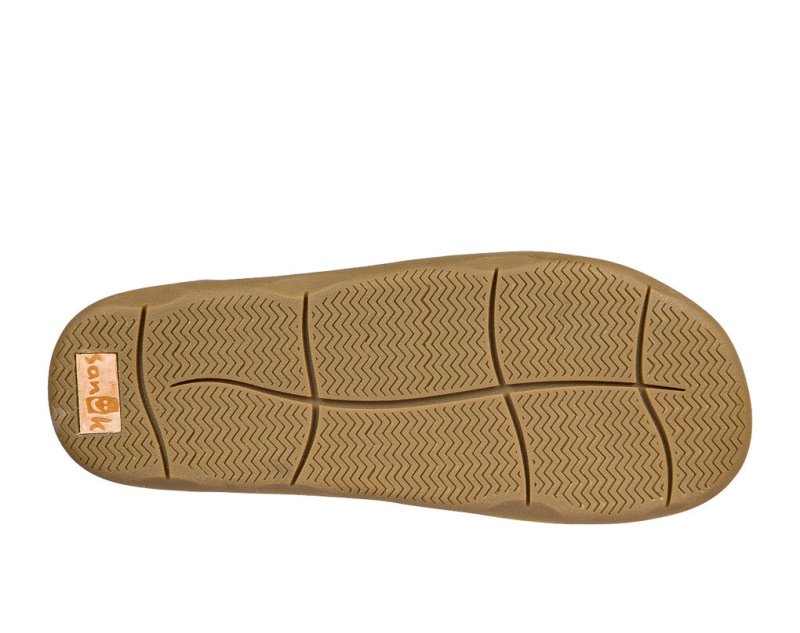 Men's Sanuk Vagabond Tripper Sidewalk Surfers Beige | 4267-MEGVT