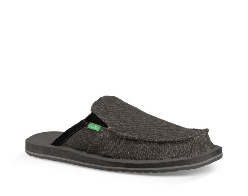 Men's Sanuk You Got My Back III Sidewalk Surfers Grey | 6704-VYBZN