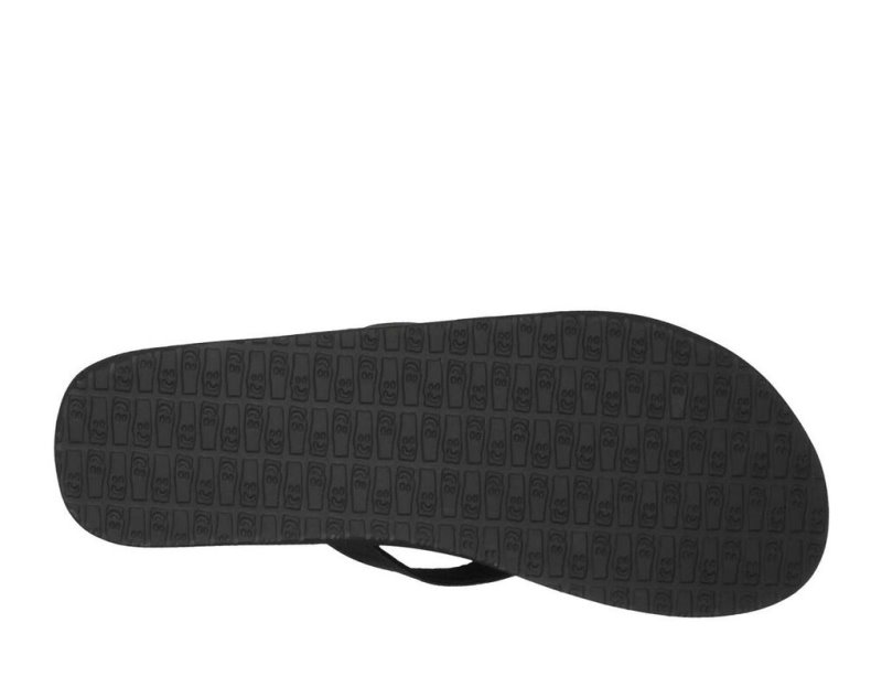 Women's Sanuk Yoga Joy Flip Flops Black | 1506-TZKFJ