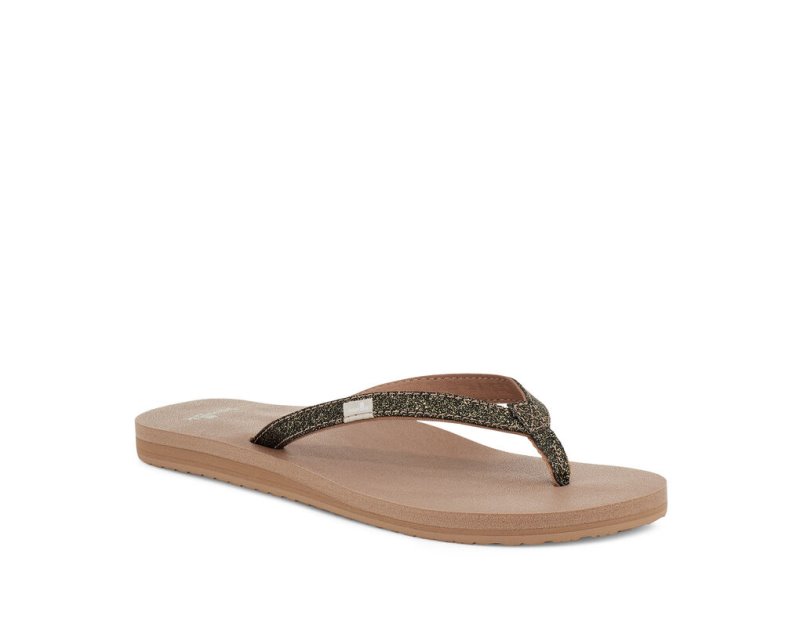 Sanuk Yoga Joy flip flops SWS10275 Coral Size 8 NWOT Thongs Sandals