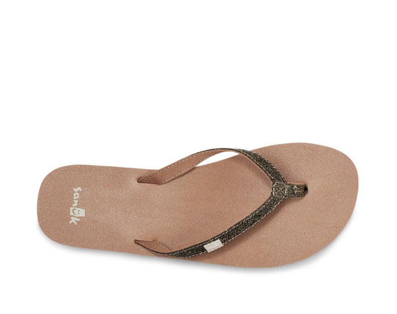 Sanuk - Womens Flip Flops - Yoga Mat (8 M US, Brown