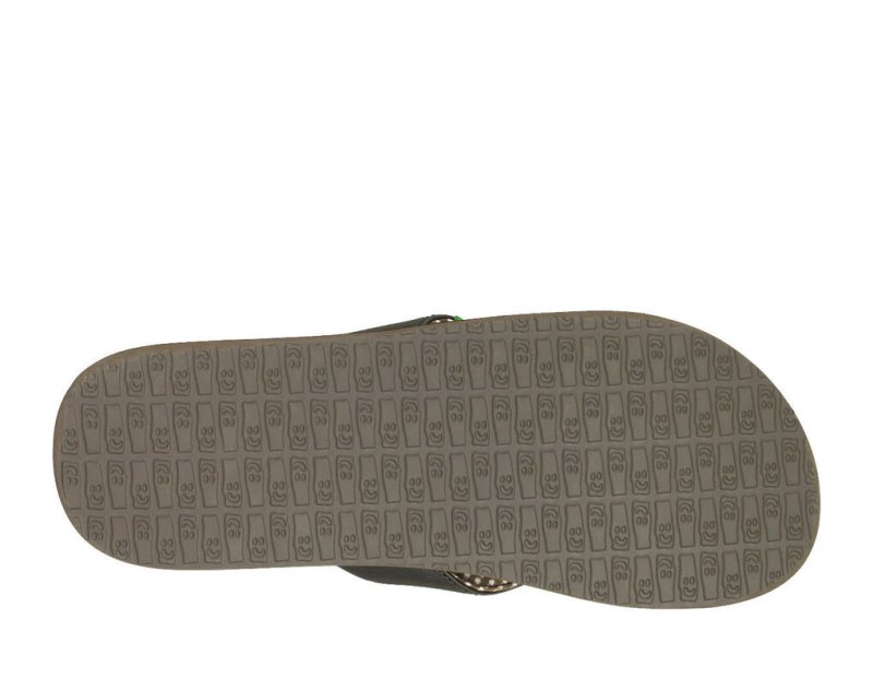 Women's Sanuk Yoga Mat Flip Flops Brown | 5276-EPYRK