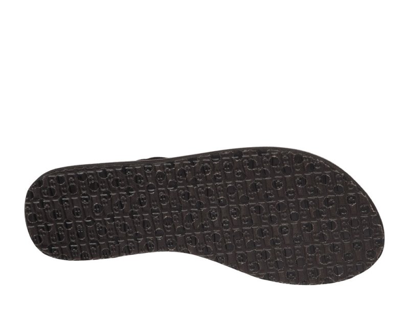 Women's Sanuk Yoga Sling 2 Flip Flops Black | 6310-PUOFL