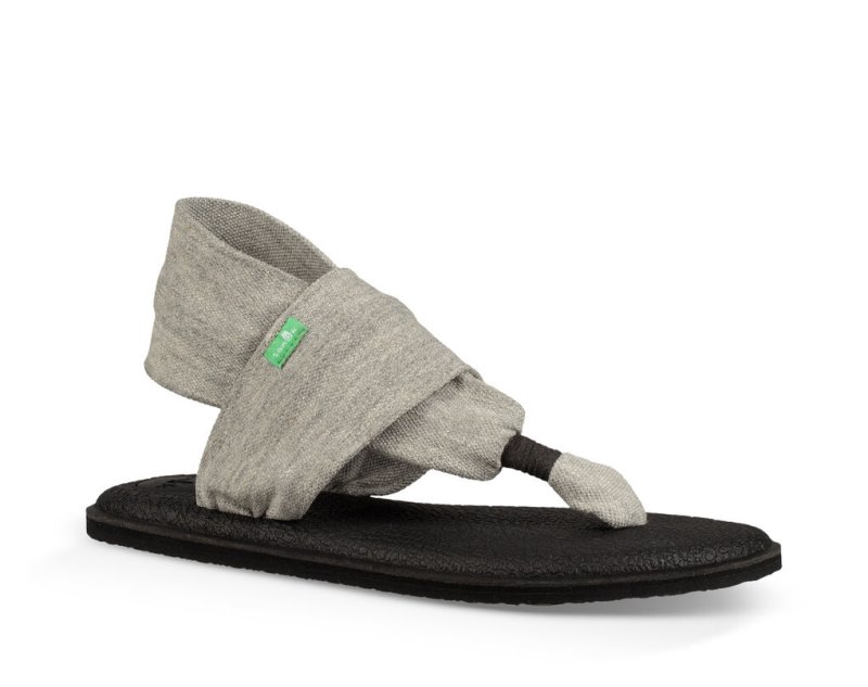 Women's Sanuk Yoga Sling 2 Flip Flops Grey | 5176-WRHVP