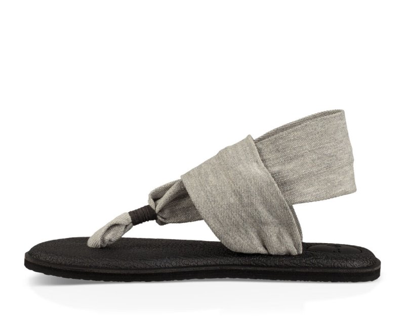 Women's Sanuk Yoga Sling 2 Flip Flops Grey | 5176-WRHVP