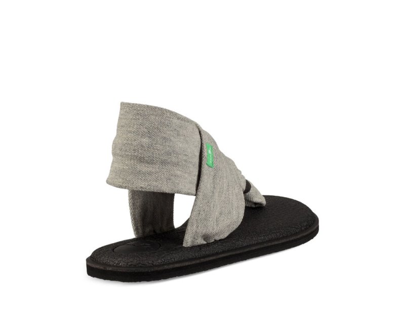 Women's Sanuk Yoga Sling 2 Flip Flops Grey | 5176-WRHVP