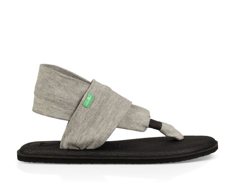 Women\'s Sanuk Yoga Sling 2 Flip Flops Grey | 5176-WRHVP