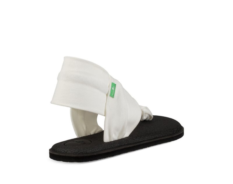 Women's Sanuk Yoga Sling 2 Flip Flops White | 3629-AXYCB