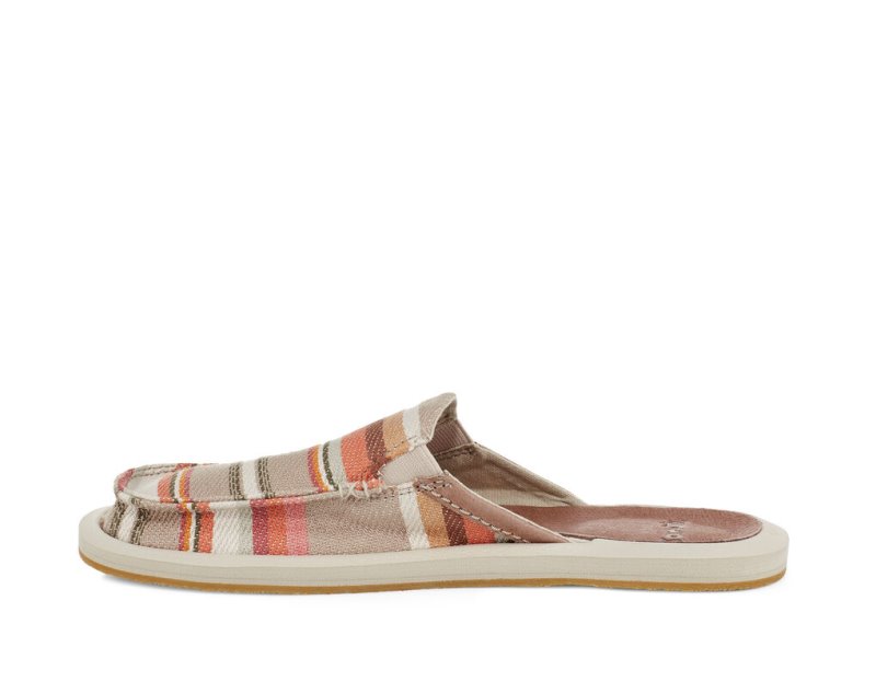 Women's Sanuk You Got My Back Blanket Sustainable Slip On Shoes Brown | 2543-YOLPM