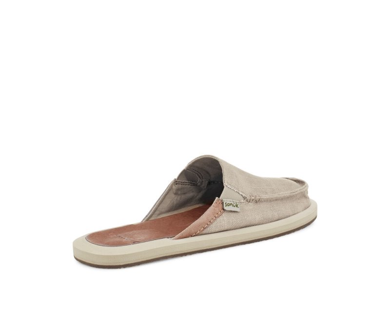 Women's Sanuk You Got My Back Hemp Sandals Beige | 4069-ASHPF