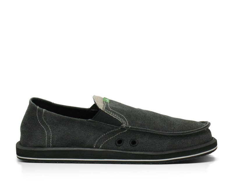 Men's Sanuk Pick Pocket Shoes Grey | 8716-UXRMY