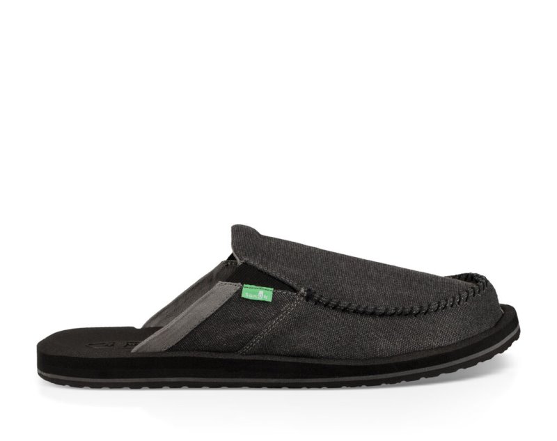 Men's Sanuk You Got My Back III Slippers Dark Grey | 6153-BAOLE