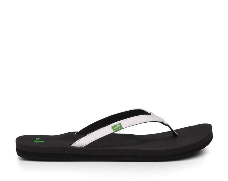 Women's Sanuk Yoga Joy Sandals White | 6915-OBXES