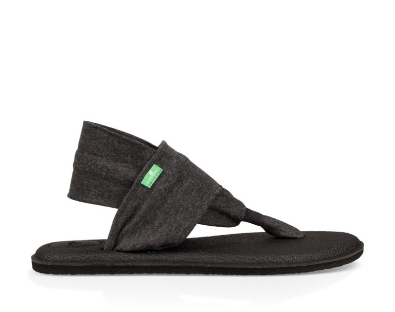 Women's Sanuk Yoga Sling 2 Flip Flops Grey | 0718-GKQAB